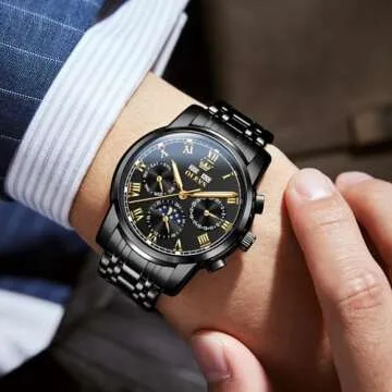 OLEVS Mens Luxury Automatic Watch - Stylish & Waterproof
