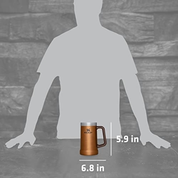 Stanley Big Grip Beer Stein 24 oz | Insulated Mug for Cold Beer