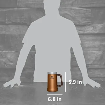 Stanley Big Grip Beer Stein 24 oz | Insulated Mug for Cold Beer