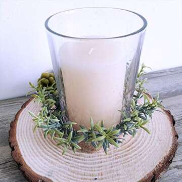 Supla 3 Pack Artificial Rosemary Plant Greenery Stems Fake Rosemary Greenery Leaves Bushes Rosemary Sprigs Evergreen Shrubs Spray 25.3" Tall UV Protected Fake Shrubs Grass for Indoor Outdoor Greenery