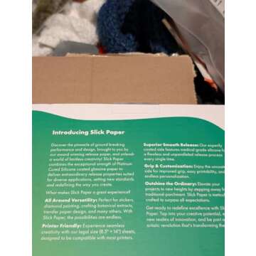 SLICK PAPER silicone release paper 8.5 x 14"