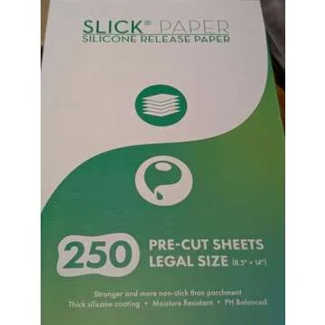 SLICK PAPER silicone release paper 8.5 x 14"