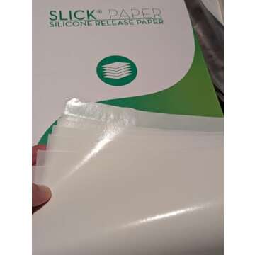SLICK PAPER silicone release paper 8.5 x 14"