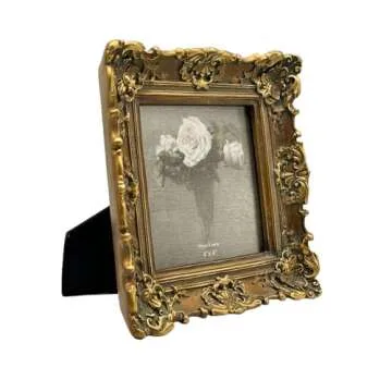 Stylish CISOO Vintage 4x4 Picture Frame for Home Decor