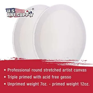 Professional Quality Round Canvases for All Artists