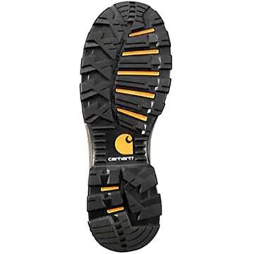 Carhartt Men's Ground Force 6-Inch Brown Waterproof Work Boot - Composite Toe, Peanut Oil Tan Leather, 10.5 M US - New For 2017 - CME6355