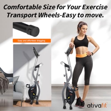 ATIVAFIT Folding Exercise Bike - 3 in 1 Home Fitness