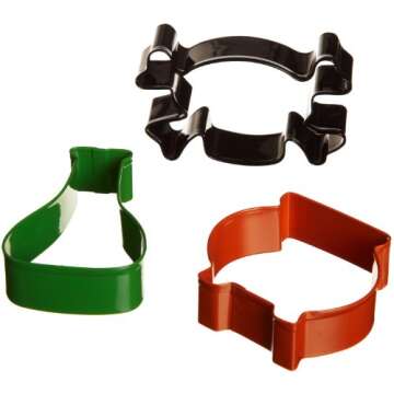 Wilton Halloween Mad Scientist 3pc Cutter Set – Fun Halloween Baking