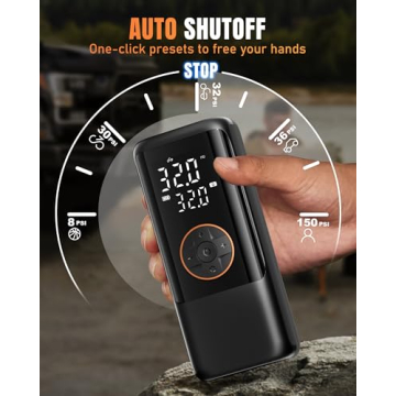 MAKELIFT 150PSI Portable Tire Inflator & Air Pump