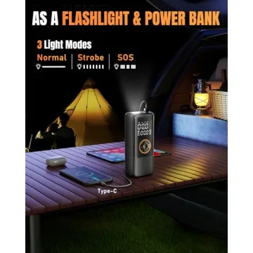 MAKELIFT 150PSI Portable Tire Inflator & Air Pump