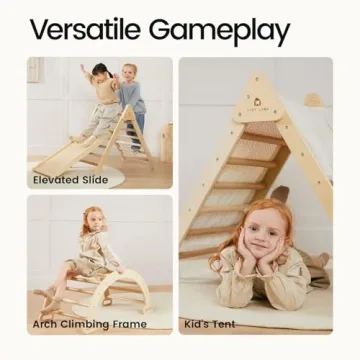 Tiny Land Montessori Climbing Set for Toddlers 7-in-1