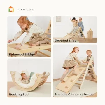 Tiny Land Montessori Climbing Set for Toddlers 7-in-1