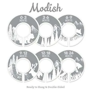 Baby Clothes Closet Organization, Hanging Size Dividers - Functional & Stylish Solutions