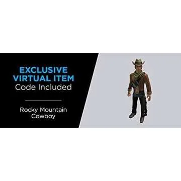 Roblox Action Collection - The Wild West Five Figure Pack [Includes Exclusive Virtual Item]