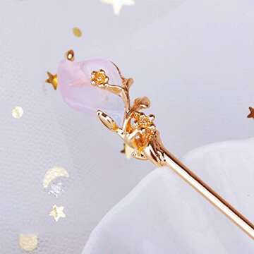 Elegant 4PCS Hanfu Hairpins for Weddings and Formal Events