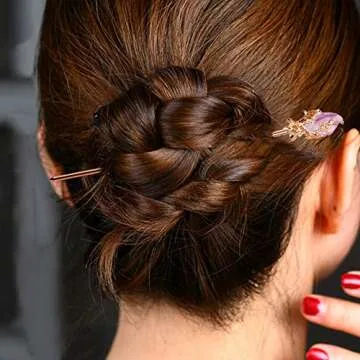 Elegant 4PCS Hanfu Hairpins for Weddings and Formal Events