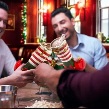 GUTE Christmas Elf Boot Mug for Festive Drinks - 17 oz