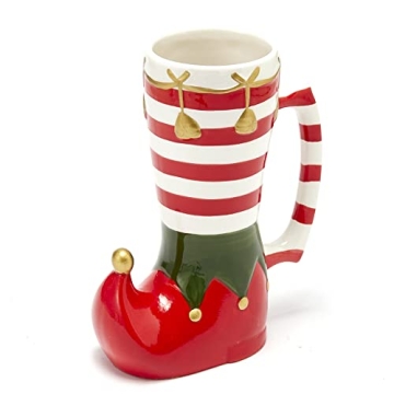GUTE Christmas Elf Boot Mug for Festive Drinks - 17 oz
