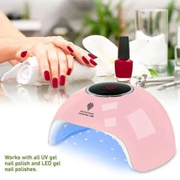 Goyaesque UV LED Nail Lamp for Quick Drying Manicures
