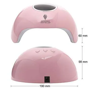 Goyaesque UV LED Nail Lamp for Quick Drying Manicures