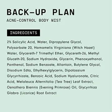 Versed Back-Up Acne Control Body Mist for Blemish Relief