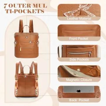 Stylish Miss Fong Diaper Bag Backpack with 16 Pockets