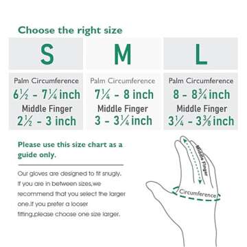 COOLJOB Women's Gardening Gloves - Breathable & Durable