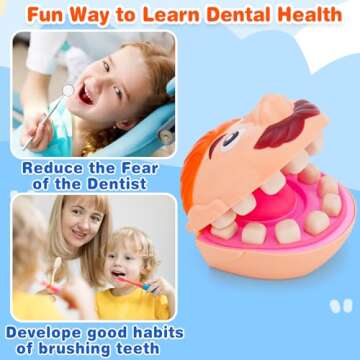 Crelloci Dentist Color Dough Set for Creative Play