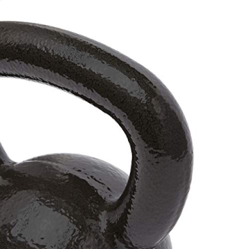 Amazon Basics Cast Iron Kettlebell, 35 Pounds, Black