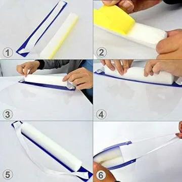 100Pcs Face Shields, Double-sided Anti-Fog and Dustproof Transparent Full Face Protective Visor