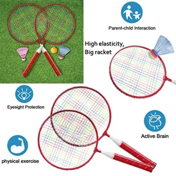 Kids Badminton Rackets 12 in 1 Sports Set