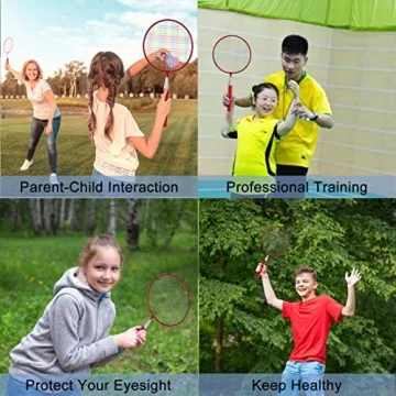 Kids Badminton Rackets 12 in 1 Sports Set