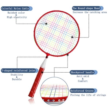 Kids Badminton Rackets 12 in 1 Sports Set