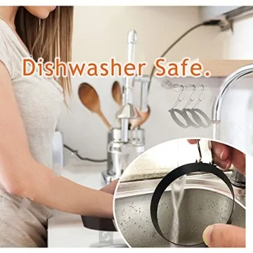 Nonstick Egg Rings Set of 4 - Perfect for Breakfast