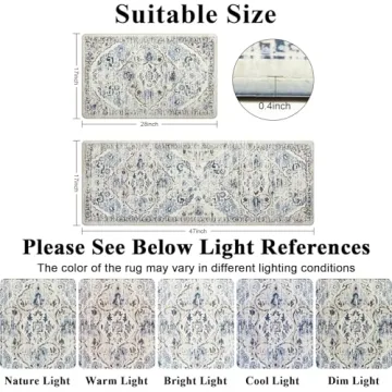 Premium Anti Fatigue Kitchen Mats Comfort Style Durability