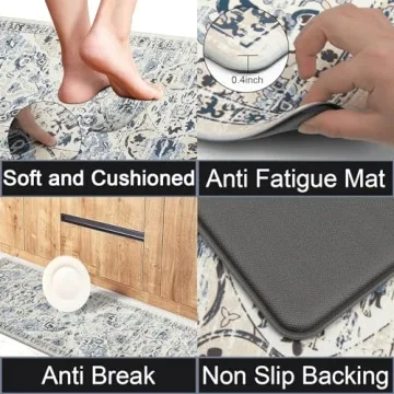 Premium Anti Fatigue Kitchen Mats Comfort Style Durability