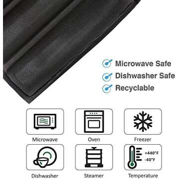 Silicone Bread Mold 5 Loaf Baking Mould Flexible Reusable Forms Shapes Non Stick Perforated