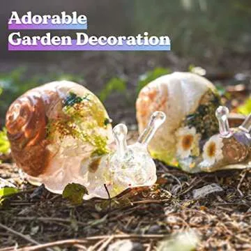 LET'S RESIN Snail Resin Molds Silicone 6inch, Large Animal Molds with Finely Carved Snail Design, 3D Silicone Molds, Casting Resin, DIY Snail Decoration, Christmas Ornament