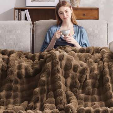 Anysay Cozy Heated Blanket with 6 Heat Settings