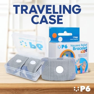 P6 Anti-Nausea Bands for Kids | Natural Motion Sickness Relief