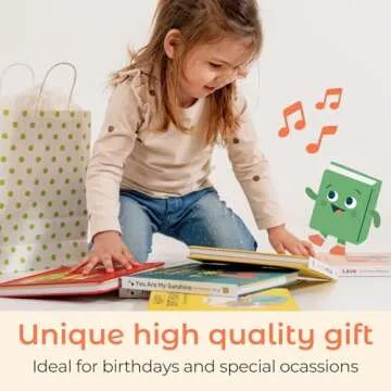 Cali's Books Chinese Nursery Rhymes Book - Sound Books for Toddlers 1-3. Chinese Baby Book - Music Toys for Bilingual Children with Lyrics & Translation