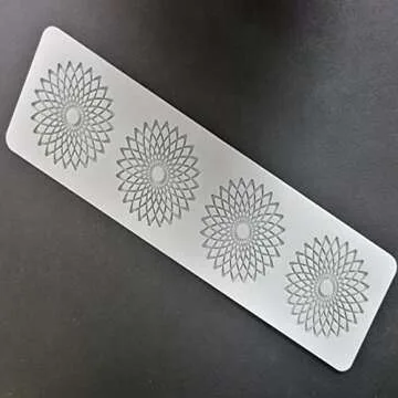 Fondant Molds Vintage Curlicues Silicone Molds Lace Cake Border Fondant Mold for Cake Decorating,Cupcake Topper, Jewelry, Polymer Clay, Crafting Projects (C_11*2.96 * 0.12inch)