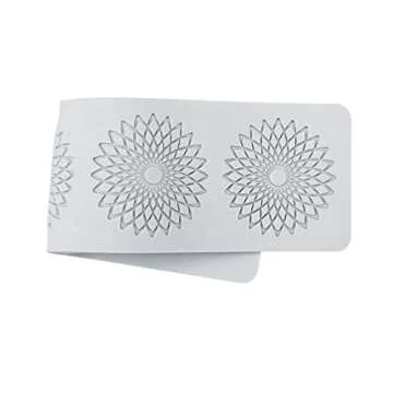 Fondant Molds Vintage Curlicues Silicone Molds Lace Cake Border Fondant Mold for Cake Decorating,Cupcake Topper, Jewelry, Polymer Clay, Crafting Projects (C_11*2.96 * 0.12inch)