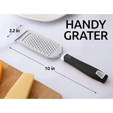 Zulay Kitchen Professional Cheese Grater - Durable & Ergonomic