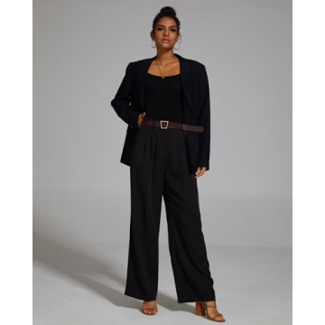 Stylish Wide Leg High Waist Women's Pants for Comfort