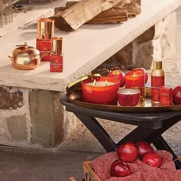 Thymes Simmered Cider Fragrance Mist - Scented Room Spray for Home Fragrance - Notes of Apple & Cardamom - Bedroom & Bathroom Air Freshener - Simmered Cider - 3 oz