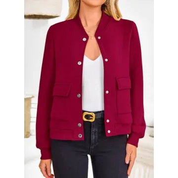 PRETTYGARDEN Stylish Women's Bomber Jacket for Every Season