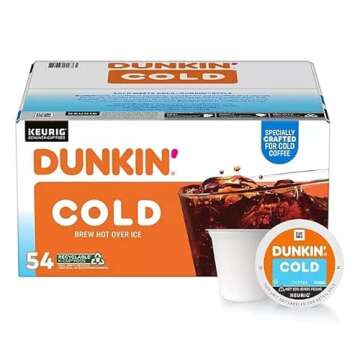 Dunkin' Cold Coffee Pods 54ct for Iced Coffee Lovers