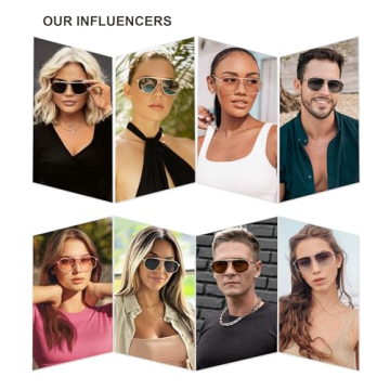 SOJOS Classic Retro Hexagonal Aviator Sunglasses for All