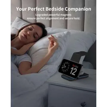 Wireless Charger for iPhone Charging Station: 3 in 1 Phone Charger Stand for iPhone 16/15/14/13/12/11/SE/X Pro Max Plus - Apple Watch Ultra/10/9/8/SE/7/6/5/4/3 - AirPods 2/3/4 Pro